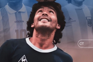 永恒传奇！马拉多纳65岁诞辰，阿根廷足协主席社媒晒海报纪念